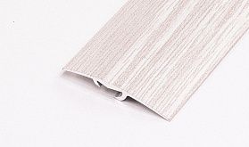 Порог (стык) Русский профиль  разноуровневый декорированный с дюб, 30*900 мм, Ясень серый